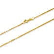 8 karaat gouden ketting: venetiaanse ketting goud 50cm