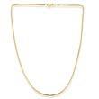 8 karaat gouden ketting: venetiaanse ketting goud 50cm