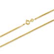 14ct gold chain: Venetian necklace gold 50cm
