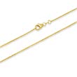 14ct gold chain: Plaited chain gold 45cm