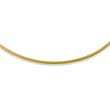 8 karaat gouden ketting: slangenketting goud 45cm