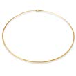 8 karaat gouden ketting: omega ketting goud 45cm