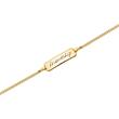 ID Pulsera oro de 8 quilates 14cm