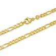 585er Goldarmband: Figaroarmband Gold 18,7cm
