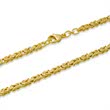 14ct Gold Bracelet: King Bracelet Gold 21cm