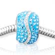 Threadless silver bead for your bracelet