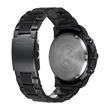 Cronógrafo eco drive para hombre en acero inoxidable, negro