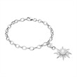 Sterling sterling silver bracelet for charms