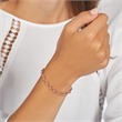 Armband für Charms aus Sterlingsilber rosévergoldet