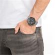 Mens Stainless Steel Radio Controlled Watch With Stopwatch