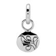 Exclusive sterling silver clip charm