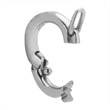 925 Silber Clip Charm mit Zirkonia