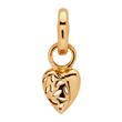 Gold plated sterling silver clip charm