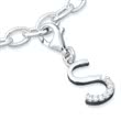 Silber Charm mit Karabiner für Bettelarmbänder