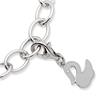 Exclusive sterling silver swan charm to hang in