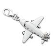 Exclusive sterling silver jet charm to hang in