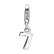 Sterling Silver Charm Seven To Combine