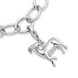 Sterling silver aries charm star sign