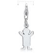 Shiny stainless steel charm boy