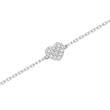 Bracelet heart in 14ct white gold diamonds