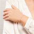 Cirkelarmband voor dames in 14k goud met Diamanten