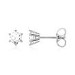 14ct white gold stud earrings for ladies with diamonds