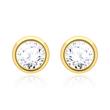 585 gold stud earrings for ladies with diamonds