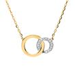 Necklace Circles Of 14ct Gold Diamonds