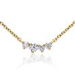 Ladies diamond necklace in 14K gold