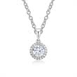 18ct white gold necklace with diamonds