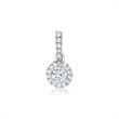 Necklace in 18ct white gold with diamonds