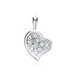 14ct white gold pendant 10 diamonds