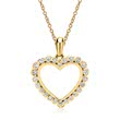 Gelbgold-Kette Anhänger 24 Diamanten 0,17 ct.