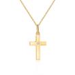 14K gold cross necklace with diamond