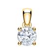 Diamond Pendant For Ladies In 14ct Gold