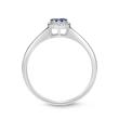 Hart ring Saffieren en Diamanten 0.21 ct totaal