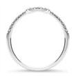 Infinitiyring diamantes 0,14 ct 18 quilates oro blanco