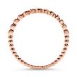 18 karaat roségouden eternity ring 13 Diamanten