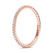 Eternity Ring 585er Roségold 50 Diamanten