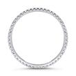 Eternity ring 14ct white gold 50 diamonds