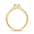 Ring 585er Gold mit Diamanten