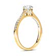 Ring 14ct gold for diamonds
