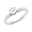 Ring 14ct white gold for diamonds