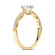 Ring 14ct gold with diamonds