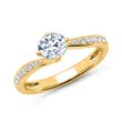 Ring 18ct gold with diamonds