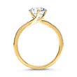 Ring 14ct gold with diamonds