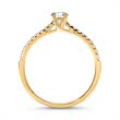 18ct gold ring with diamonds