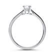 Ring 950 platinum with diamonds DR0134-PT