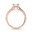 585 rose gold ring with diamonds DR0136-14KR