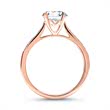 Engagement Ring 18ct Rose Gold With Diamonds